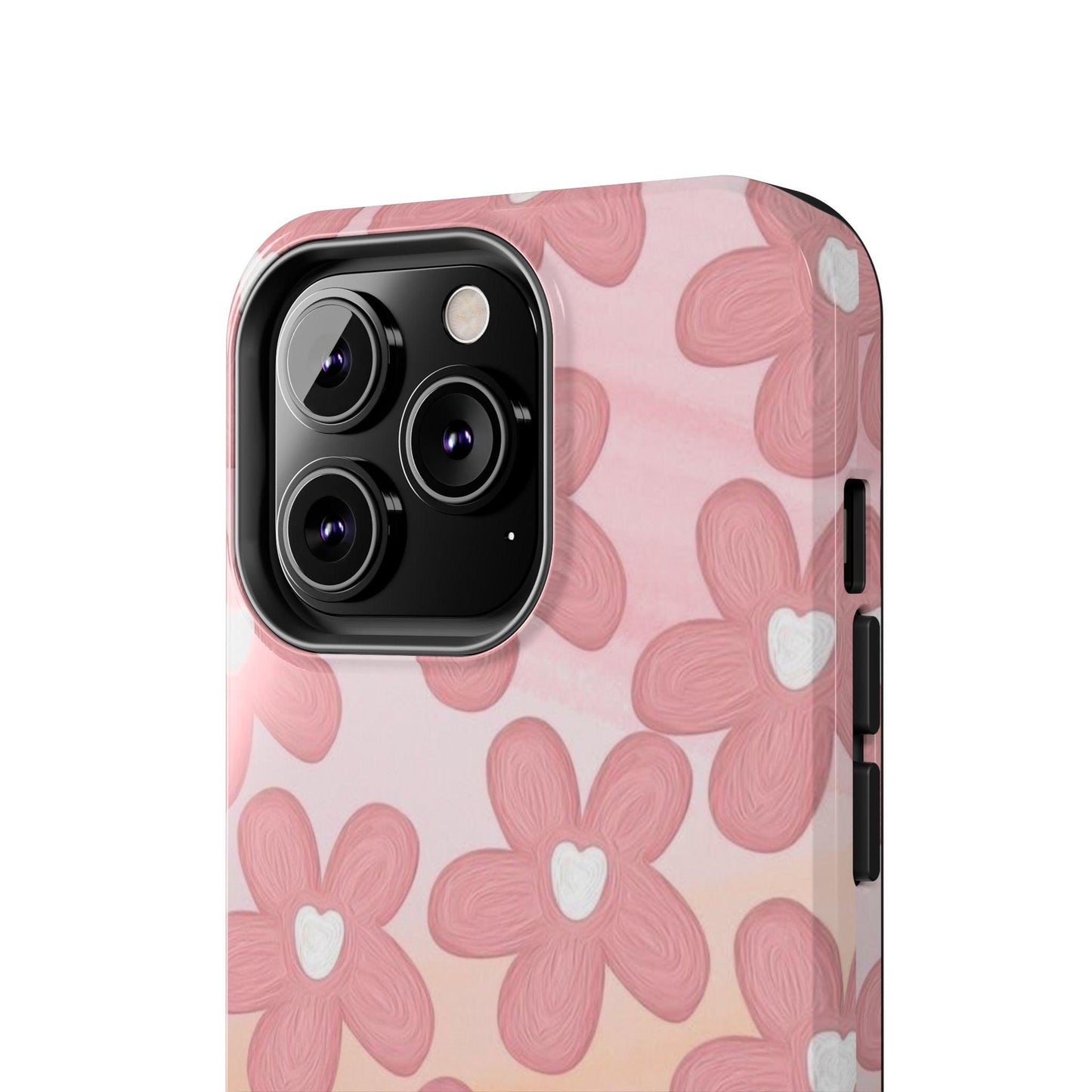 The Floral Hues Tough iPhone Cases