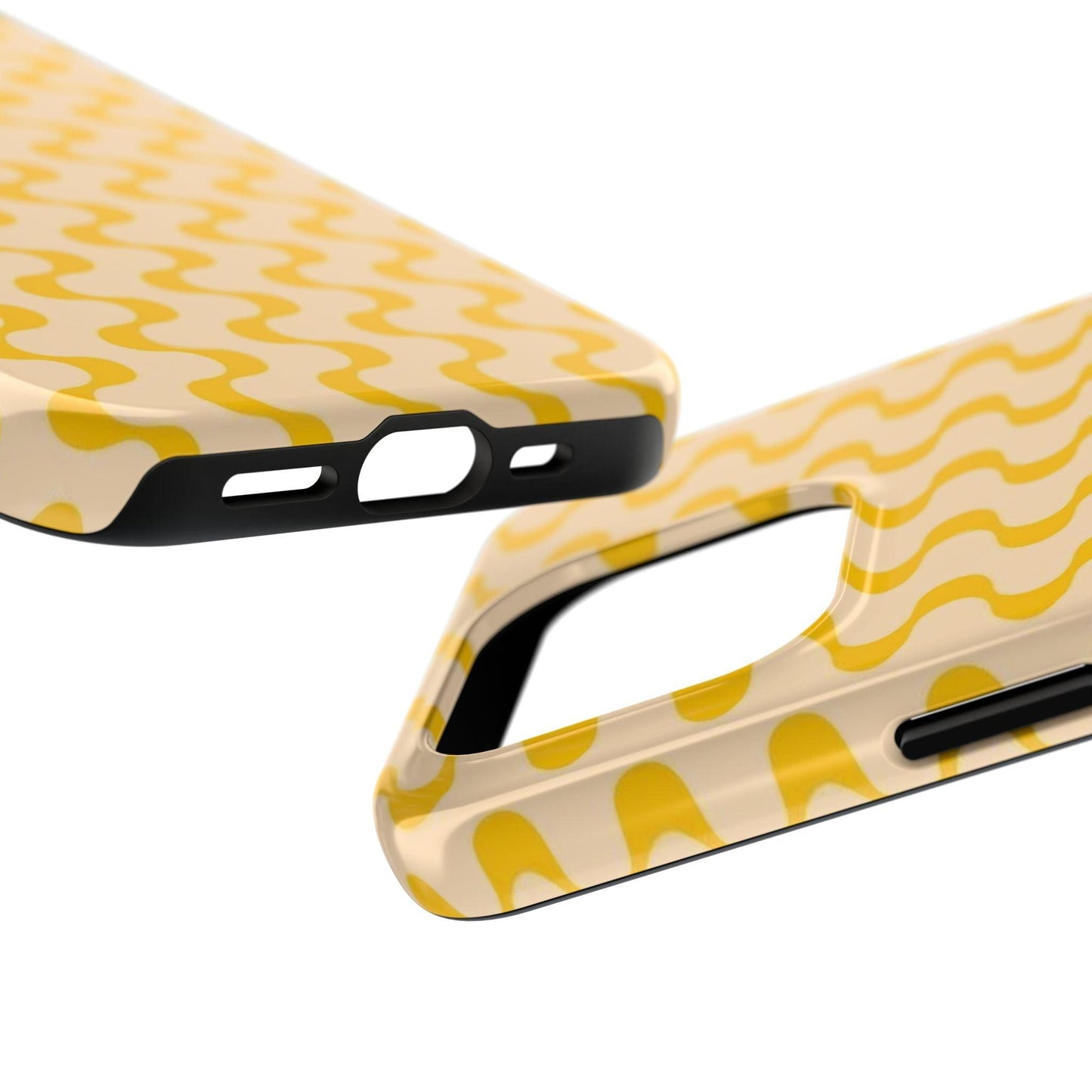 Yellow Dancing Dunes Tough iPhone Cases