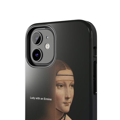 Da Vinci's Ermine Elegance Tough iPhone Cases