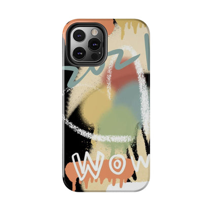 Abstract Splash: Wow Edition Tough iPhone Cases