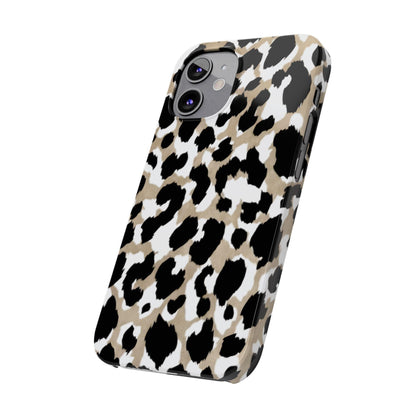 Savanna Noir Spots Slim iPhone Cases