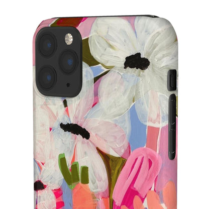 Blossoming Grace Floral Snap iPhone Cases