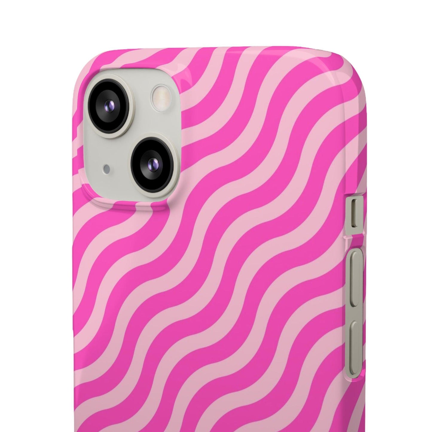 Waveicious Pink Snap iPhone Cases