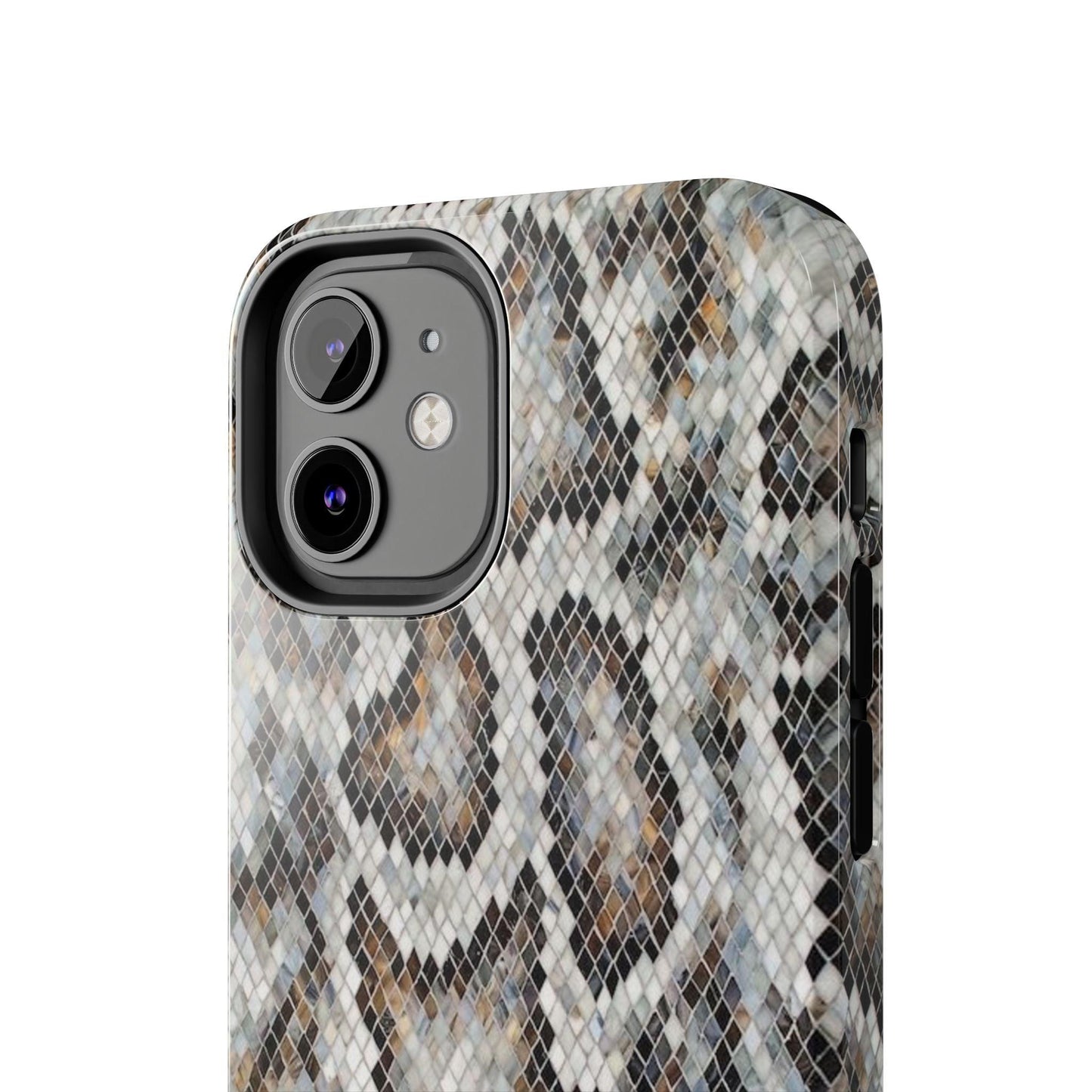 Crawler in Grey Mosaic Tough iPhone Cases