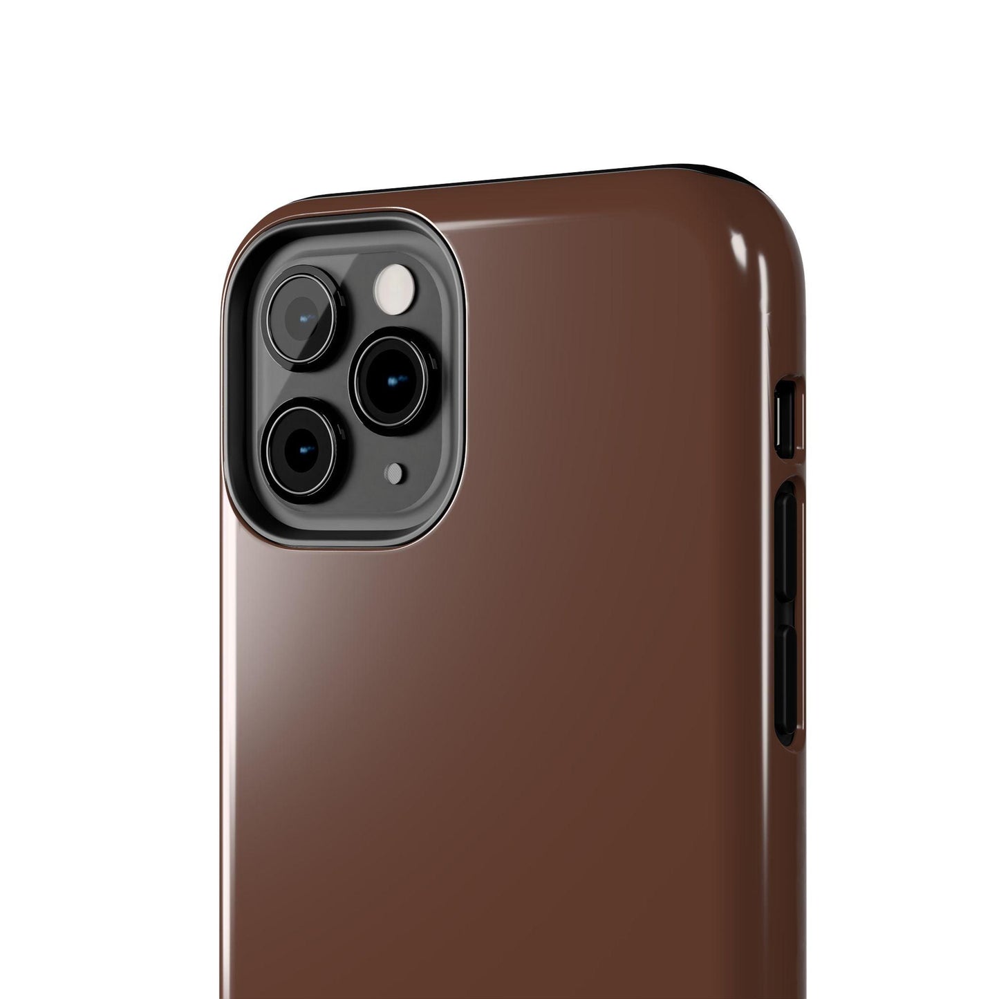 The Basics Coffee Brown iPhone Cases - The Basics Collection