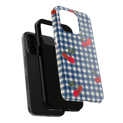 Charming Gingham Tough iPhone Cases