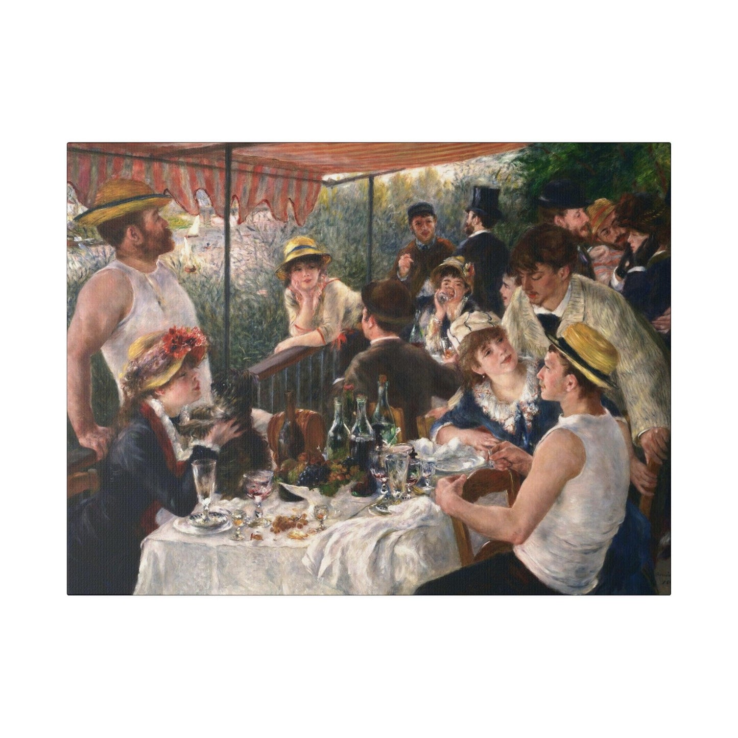 Pierre-Auguste Renoir's Luncheon of the Boating Party (1880-1881) - Matte Canvas, Stretched, 0.75"