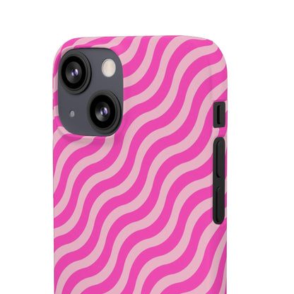 Waveicious Pink Snap iPhone Cases