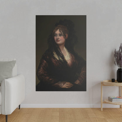 Portrait of Doña Isabel de Porcel by Francisco Goya - Matte Canvas, Stretched, 0.75"