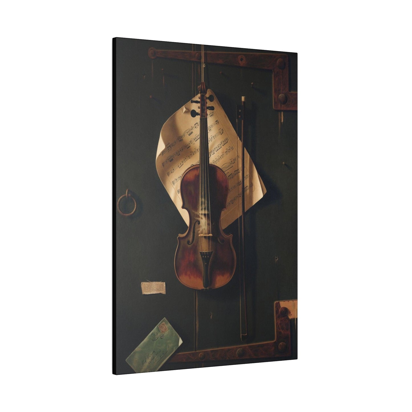 Still Life with Violin by William Harnett (1848-1892) - Matte Canvas, Stretched, 0.75"