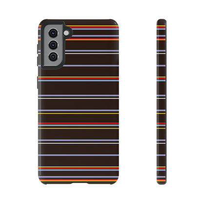 Chocolate Citylines Striped Phone Case