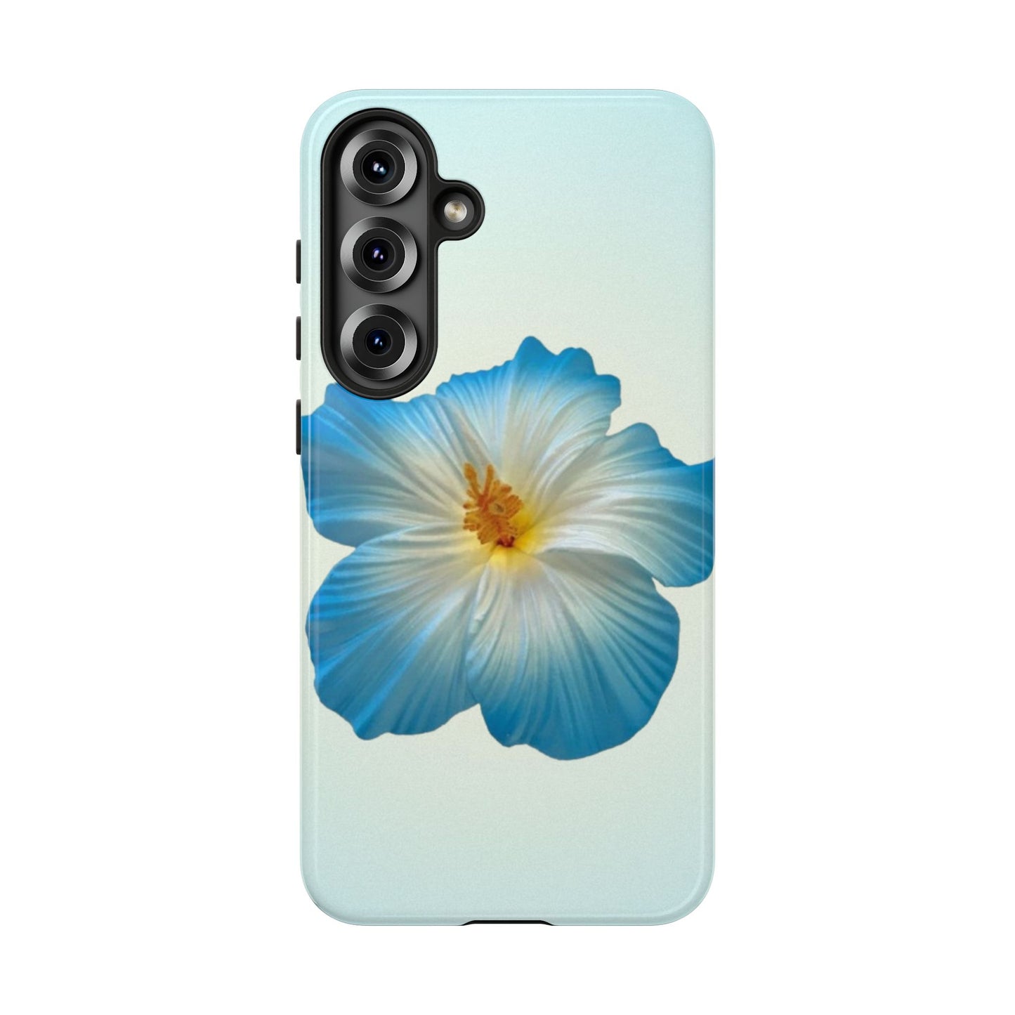 Blue Hibiscus Flower Phone Case - Beach Floral Edit