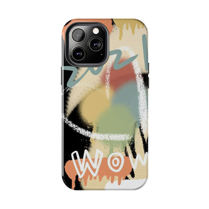 Abstract Splash: Wow Edition Tough iPhone Cases