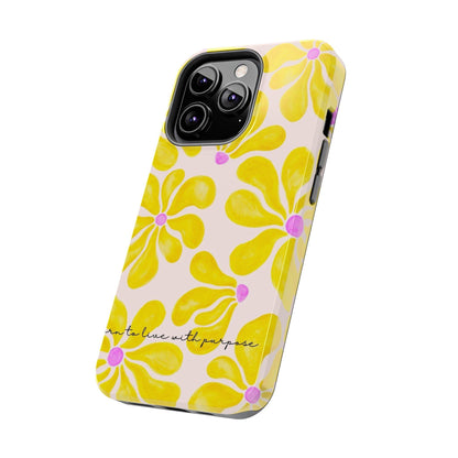 Sunshine Floral Tough iPhone Cases