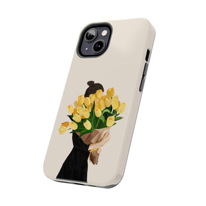 Golden Blooms: Femme Elegance Edition Tough Phone Cases