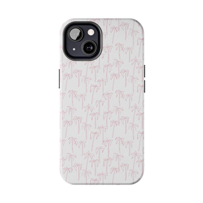 Pink Palm Trees iPhone Cases