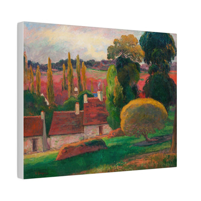 A Farm in Brittany (ca. 1894) by Paul Gauguin - Matte Canvas, Stretched, 0.75"