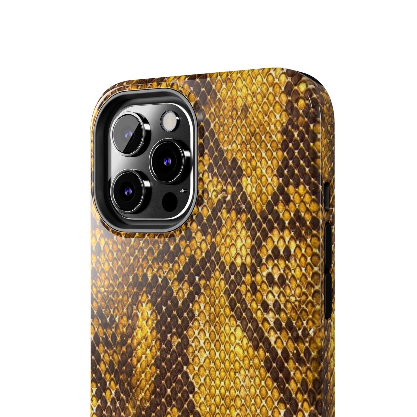 Golden Viper Scales Tough iPhone Cases