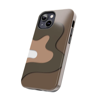 Brown Town Flows Tough iPhone Cases