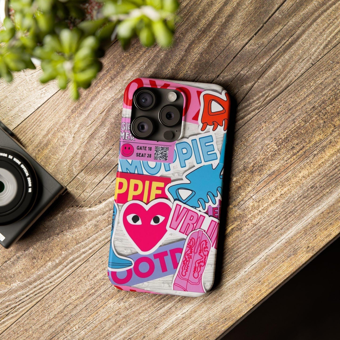 Sticker Frenzy Pop iPhone Cases