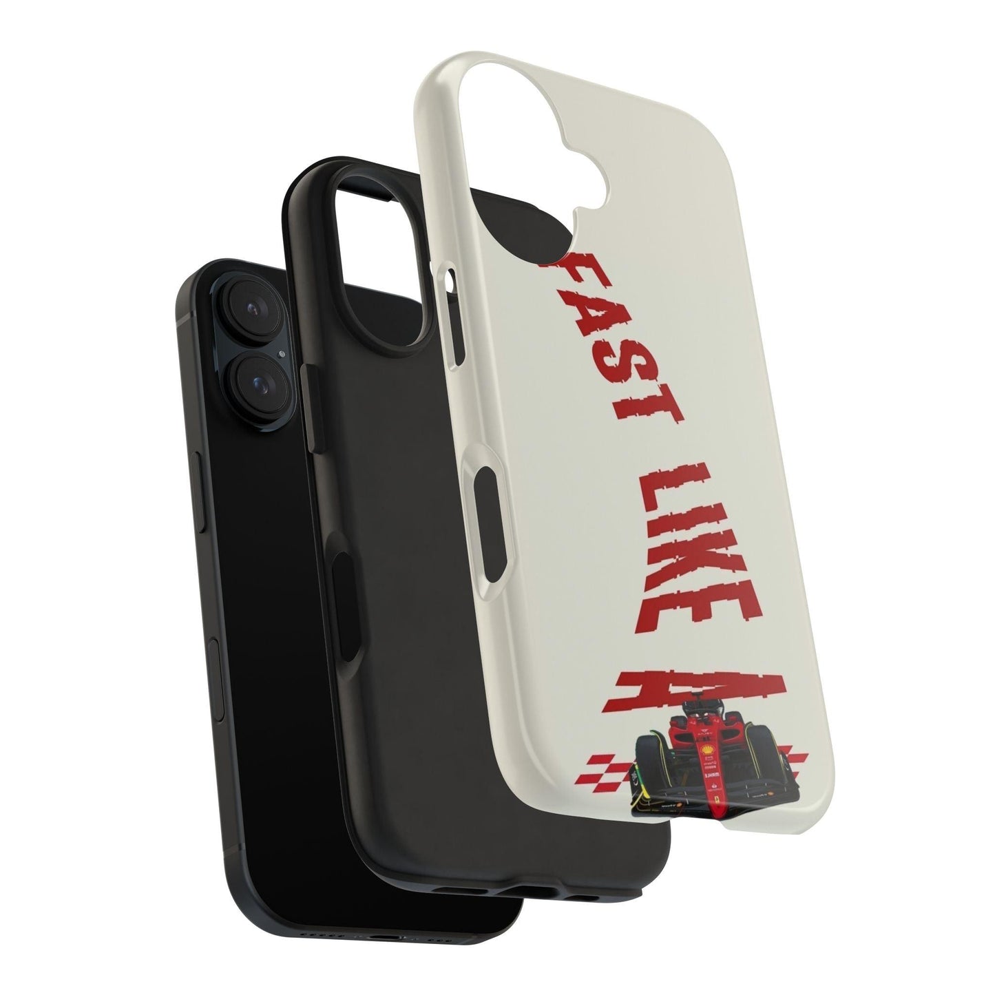 Fast Like a Race Car Tough iPhone Cases