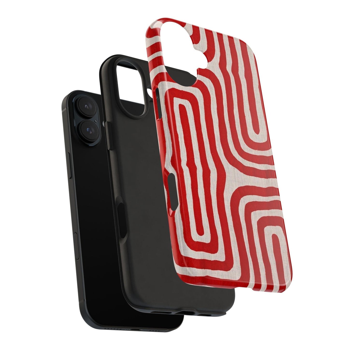 Scarlet Labyrinth Tough iPhone Cases