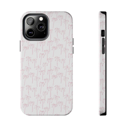 Pink Palm Trees iPhone Cases