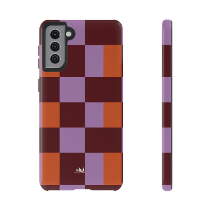 Plum Patchwork Phone Case