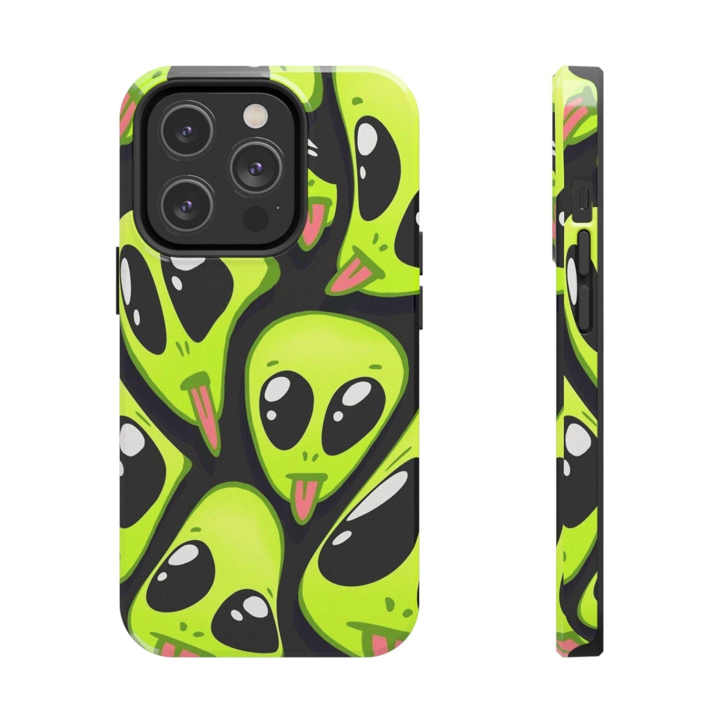 Alien Frenzy Tough iPhone Cases