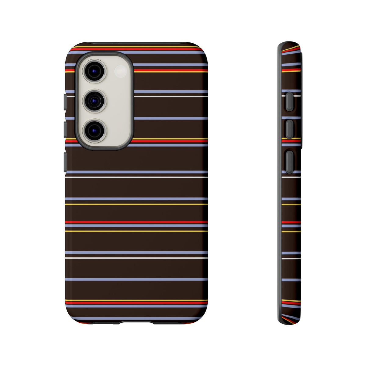 Chocolate Citylines Striped Phone Case