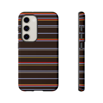 Chocolate Citylines Striped Phone Case