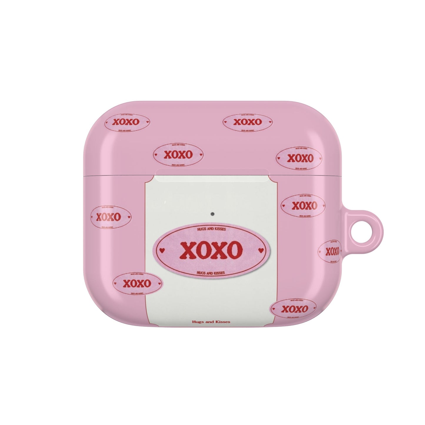 Cute Pink XOXO AirPod Case