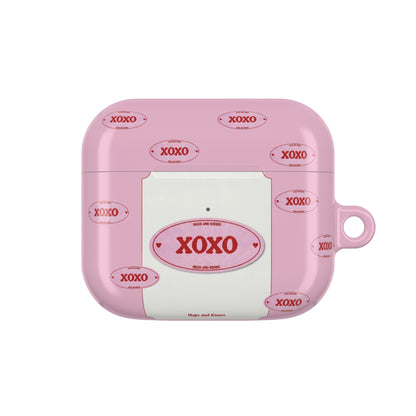 Cute Pink XOXO AirPod Case