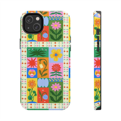 Flower Garden Paradise Tough iPhone Cases