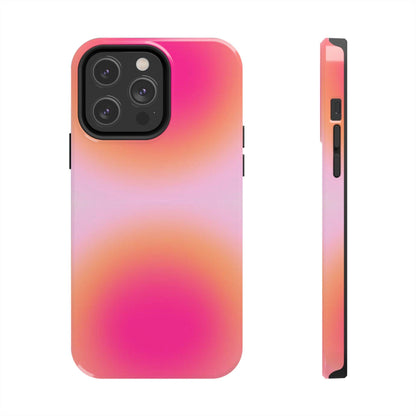 Sunset Glow Tough iPhone Cases with dual layer protection