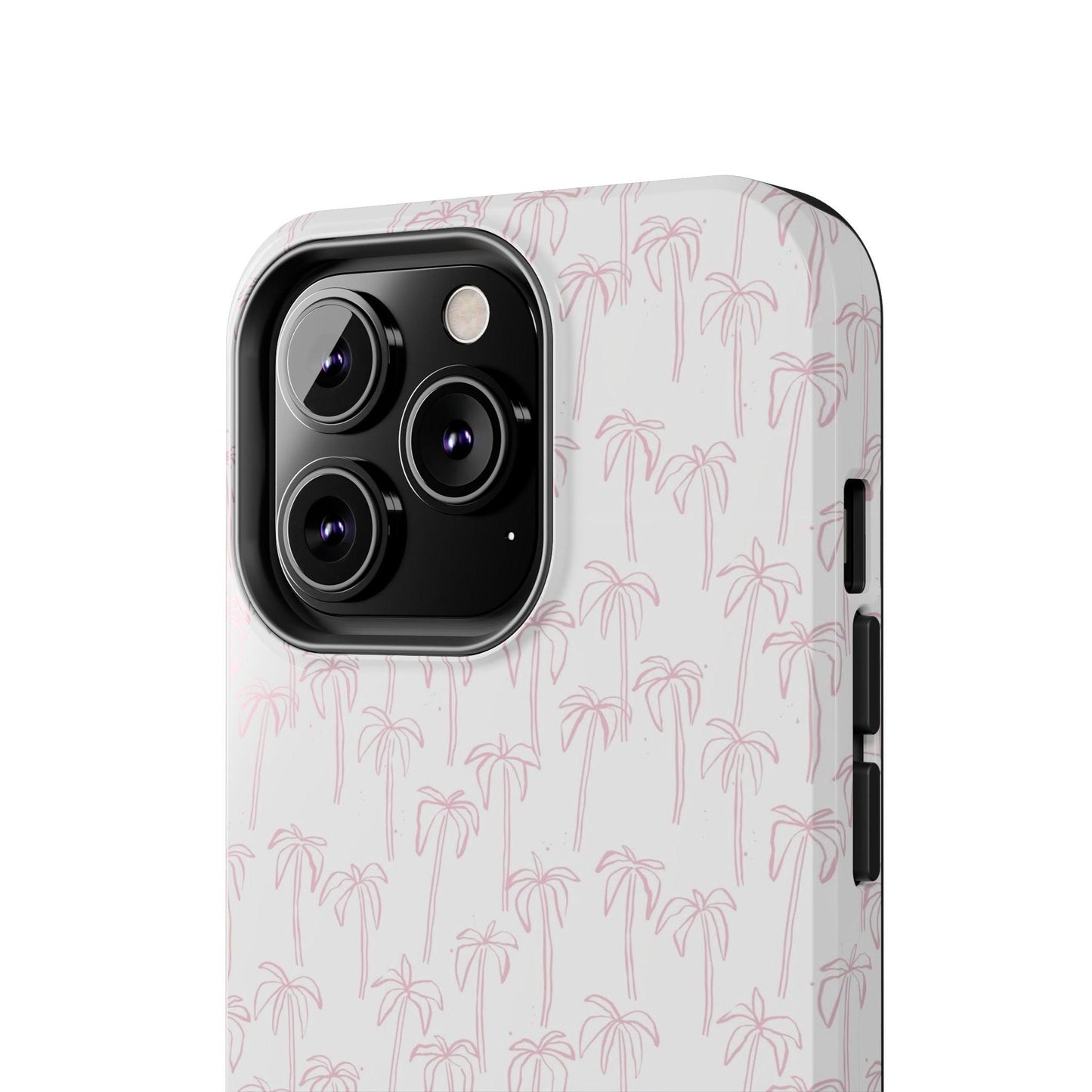 Pink Palm Trees iPhone Cases