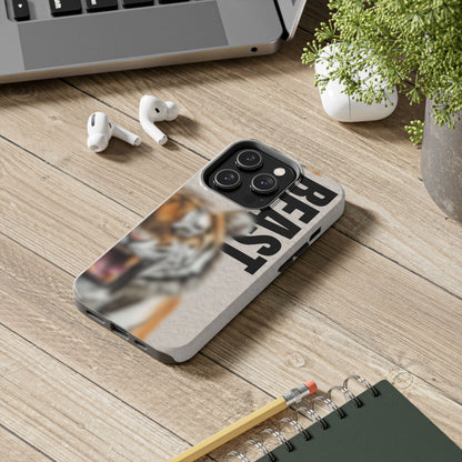 Beast Tough Phone Case - Fierce Tiger Design for Animal Lovers