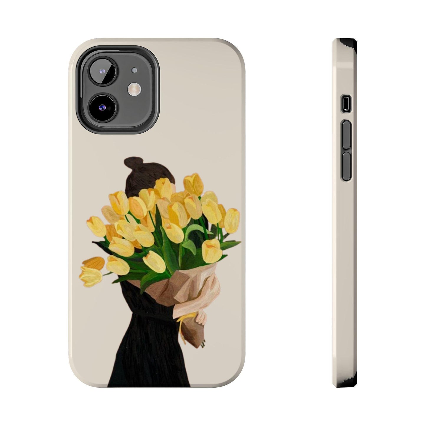 Golden Blooms: Femme Elegance Edition Tough Phone Cases