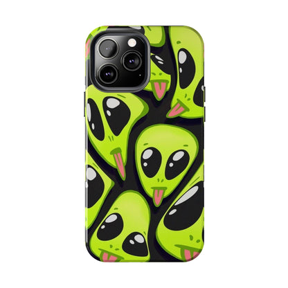 Alien Frenzy Tough iPhone Cases