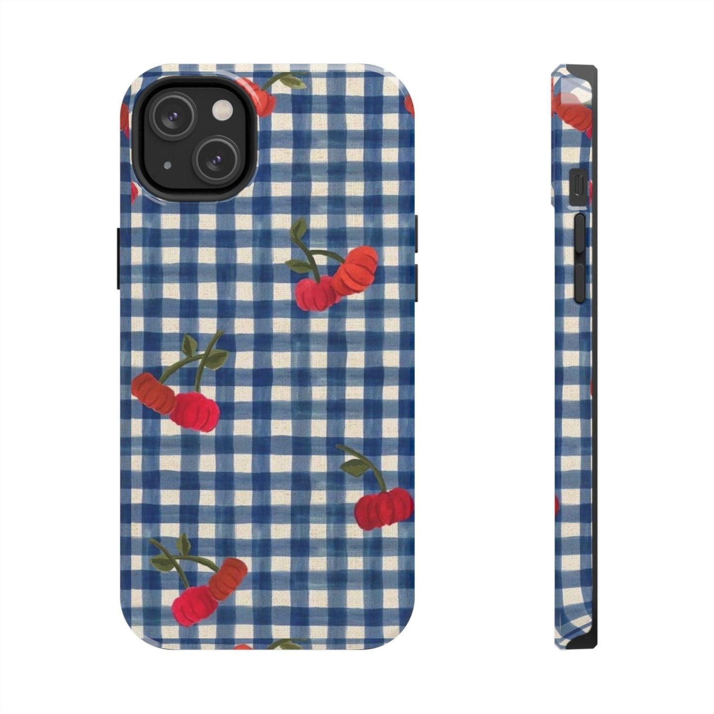 Charming Gingham Tough iPhone Cases