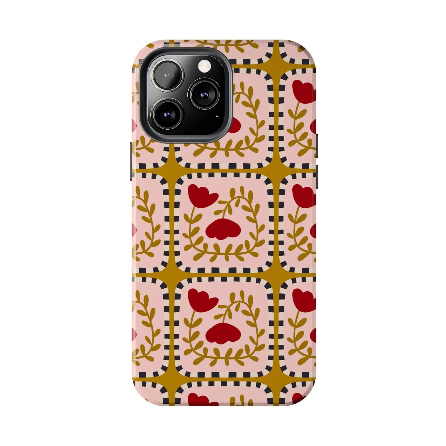 Floral Quirkiness Designer Tough iPhone Cases