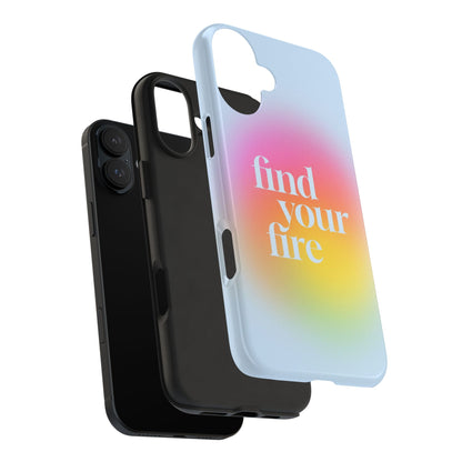 Fine Your Fire Aura iPhone Cases