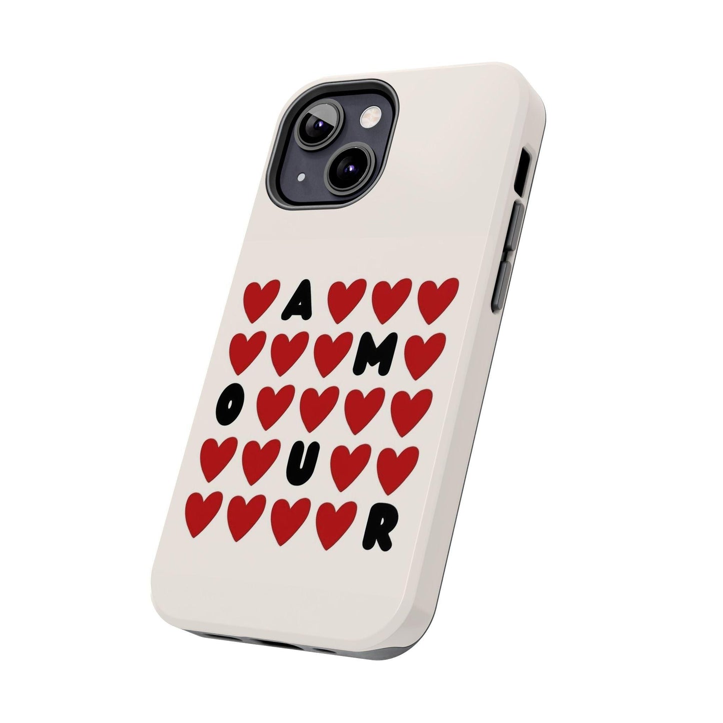 Amour Valentines Hearts Tough iPhone Cases