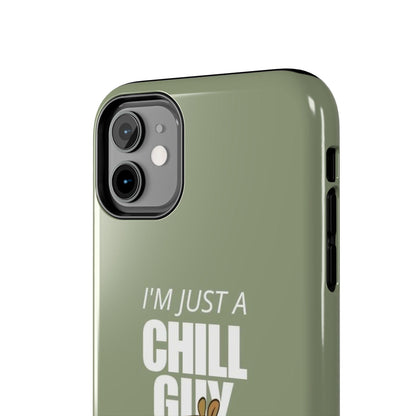 Chill Guy Meme Tough iPhone Cases