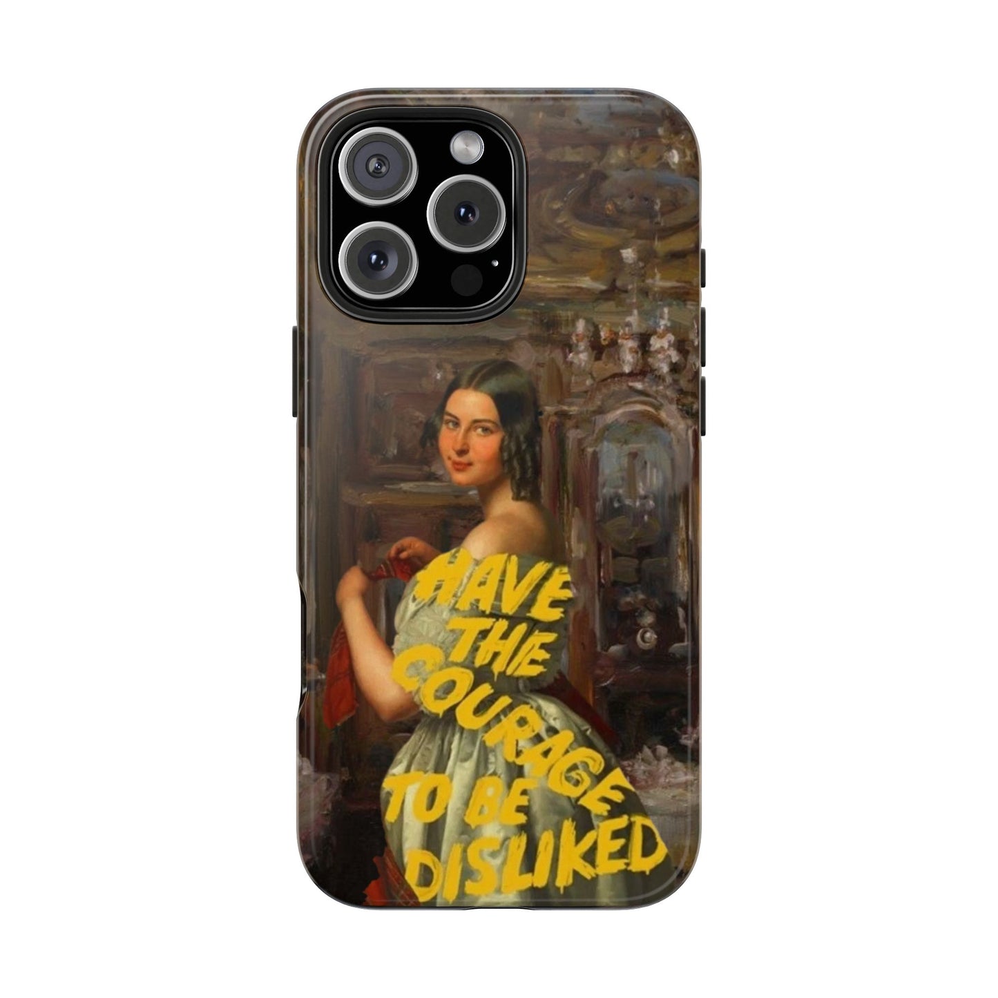 Victorian Art Twist - Have Courage - iPhone Cases