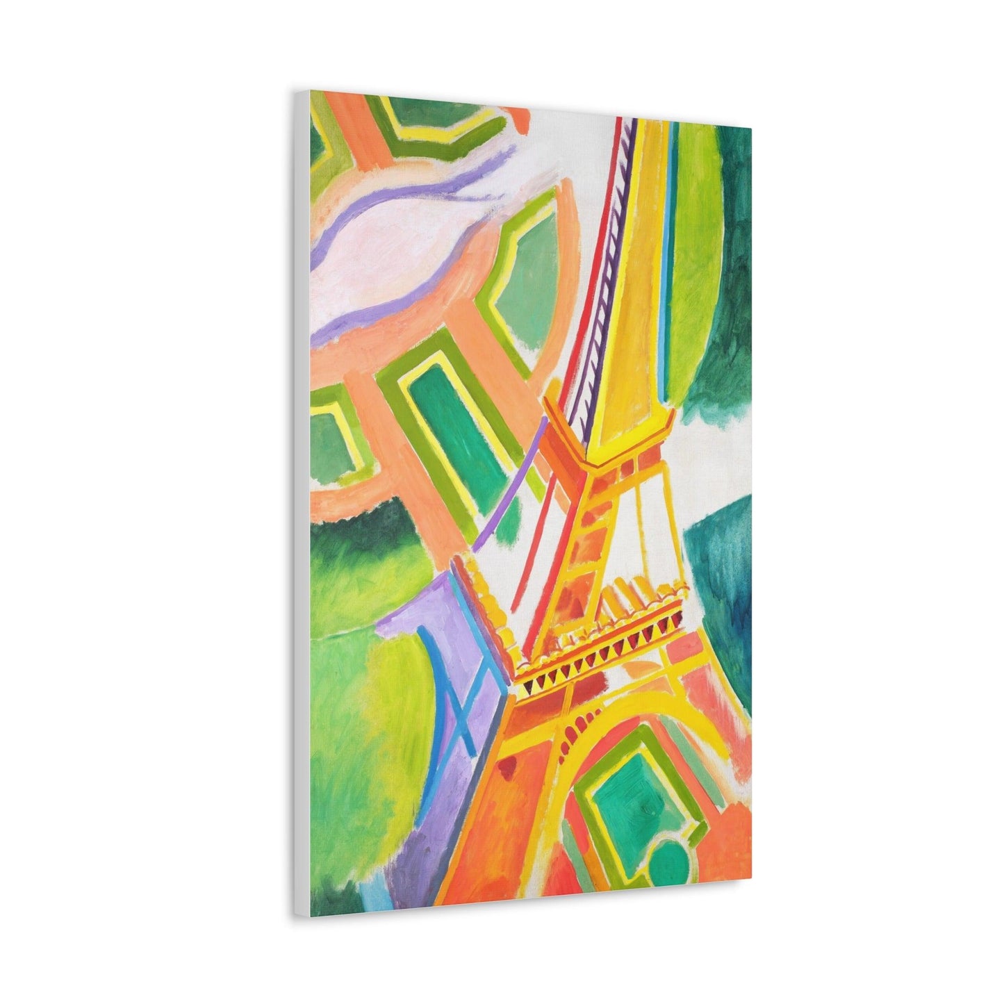 Robert Delaunay's Eiffel Tower (1924) painting - Canvas Gallery Wraps