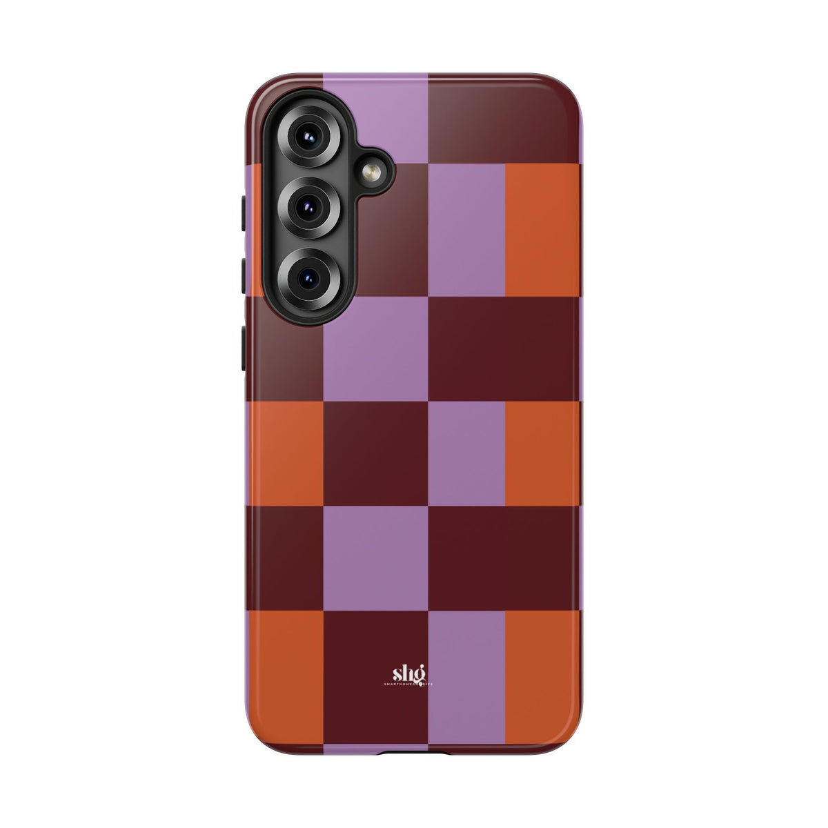 Plum Patchwork Phone Case