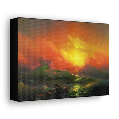 The Ninth Wave by Aivazovsky, Ivan - Canvas Gallery Wraps