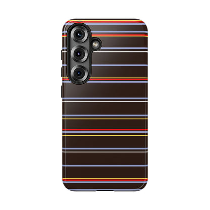 Chocolate Citylines Striped Phone Case