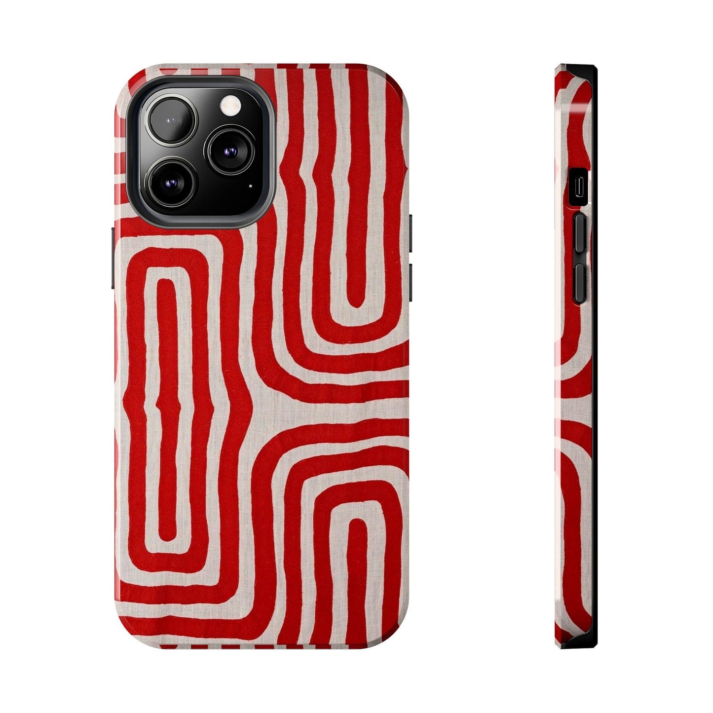 Scarlet Labyrinth Tough iPhone Cases